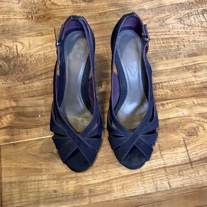 Reiss satin pumps